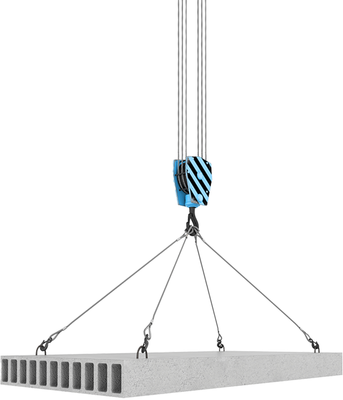 Präzises Versetzen von Betonfertigteilen mit leistungsstarkem Autokran